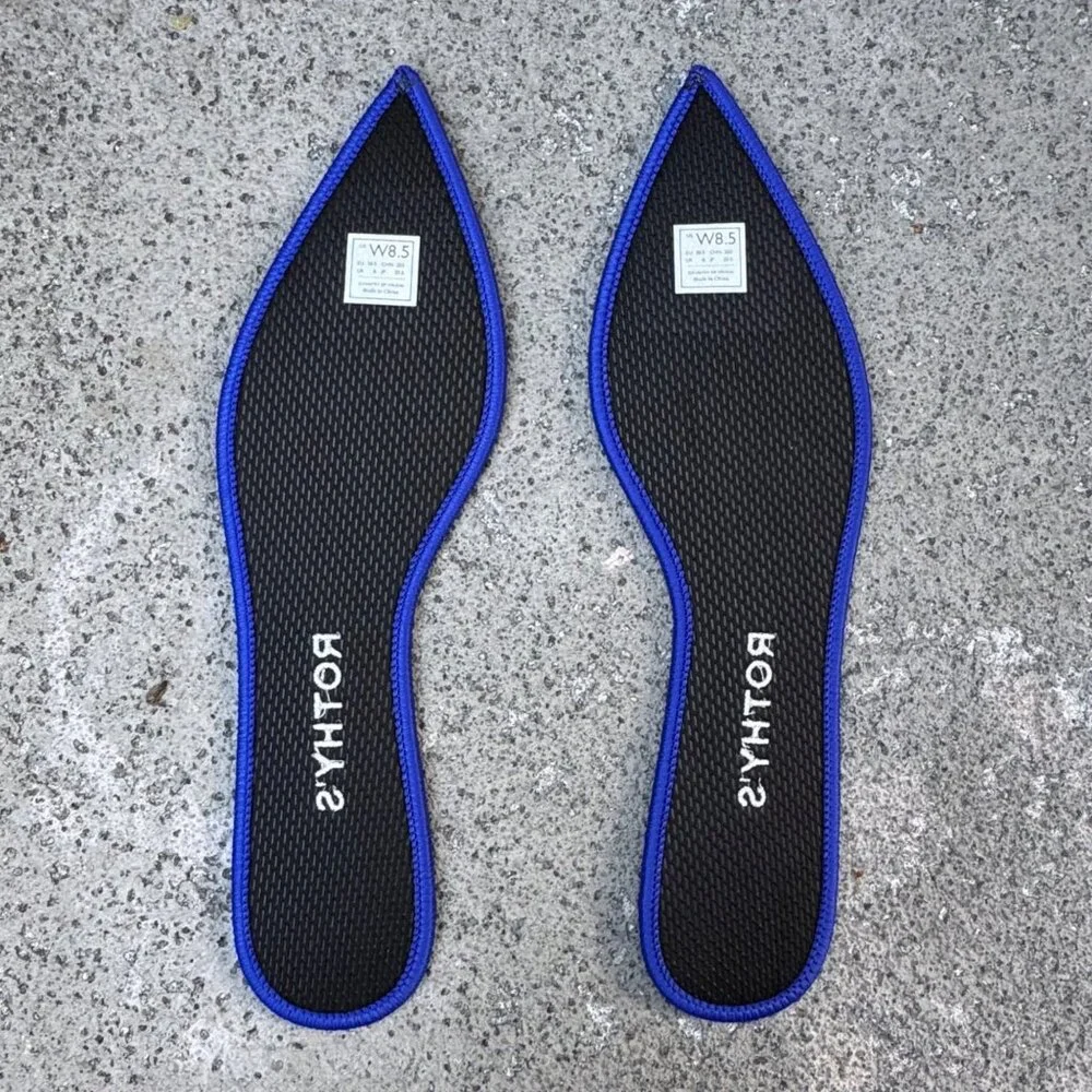 ROTHY'S Black The Point II Shoes Womens 8.5 Black Slip On Flats Rothys Pointed - Picture 8 of 10